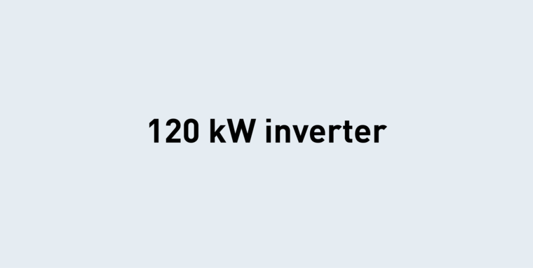 AKVA group 120kW inverter